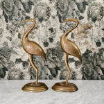 Vintage Brass Heron.