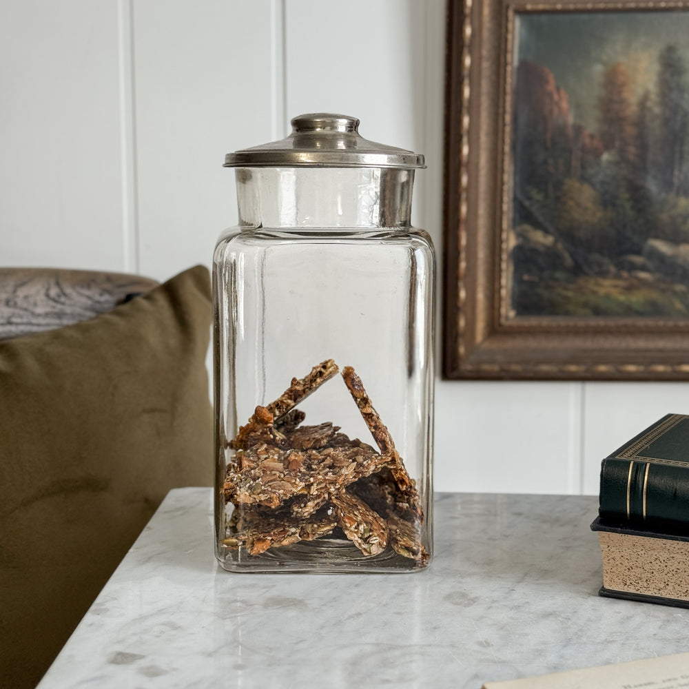 Vintage Glass General Store Jar