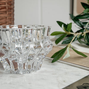 Vintage Mikasa tealight crystal holder