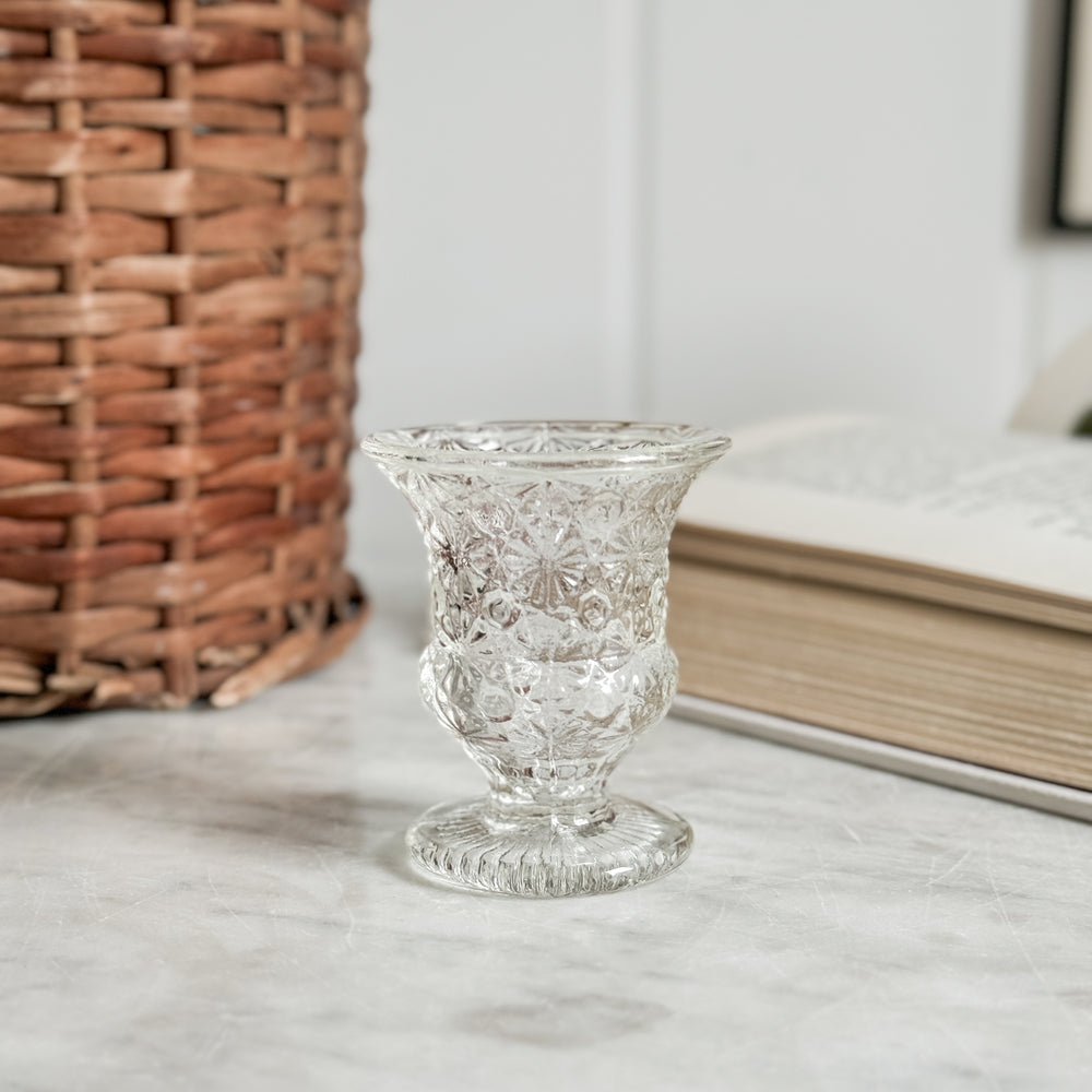 Vintage Glass Toothpick Holder V