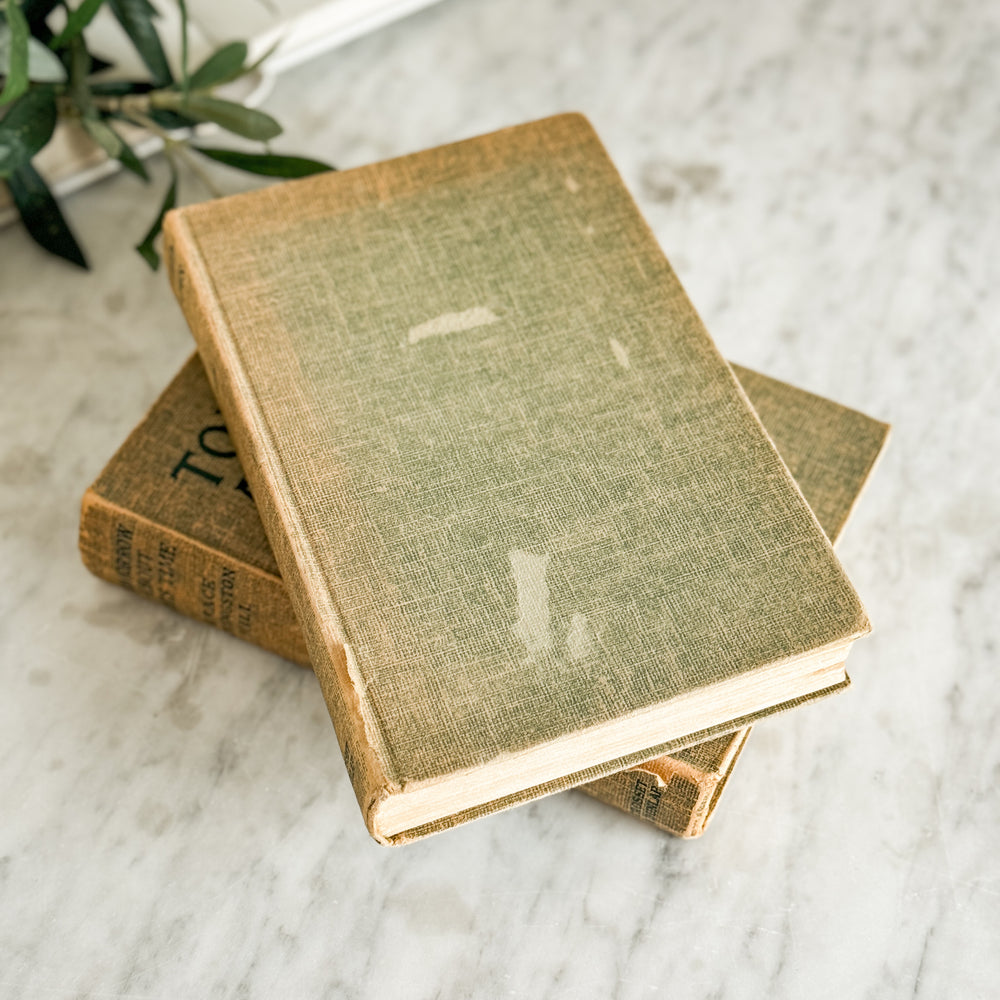 Vintage Green Book Pair