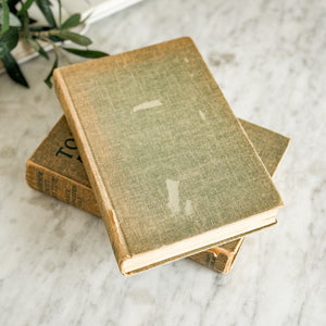 Vintage Green Book Pair