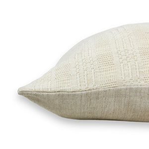 Emily 20" Woven Vintage linen Pillow Cover