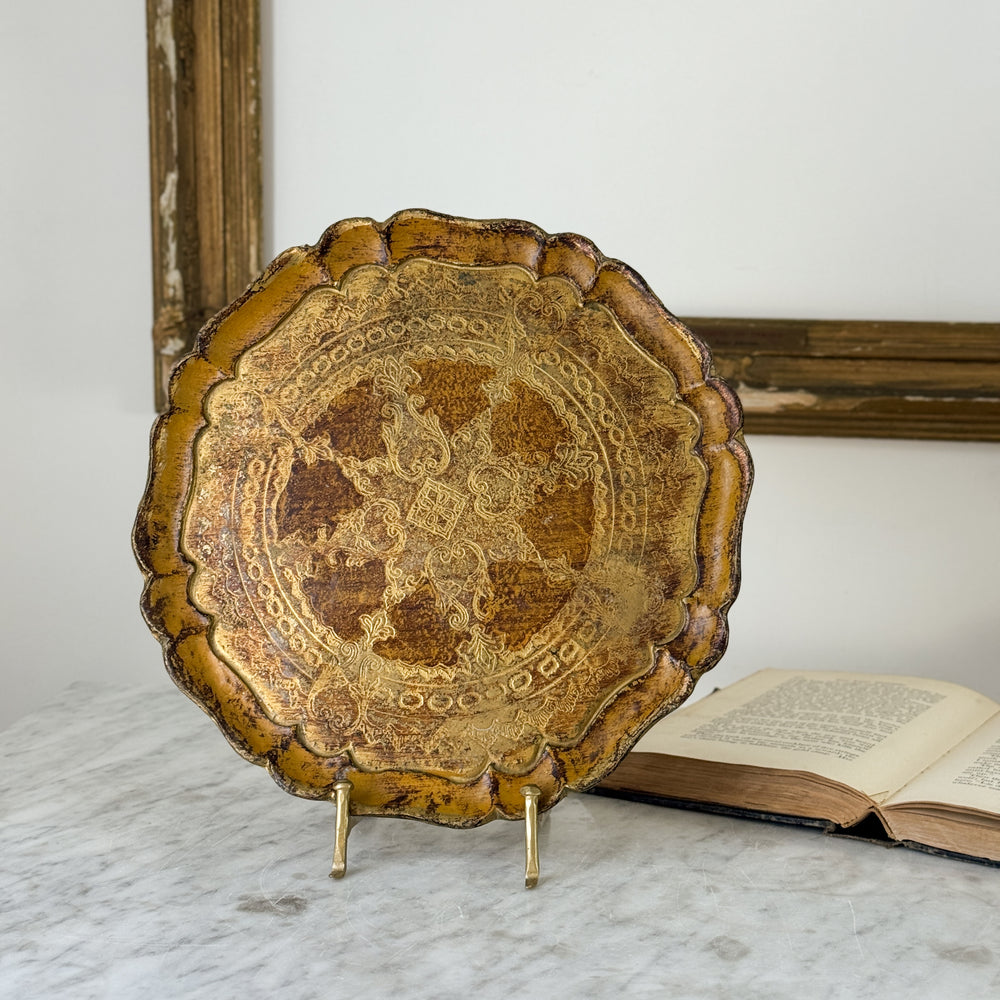 Vintage Florentine Tray.