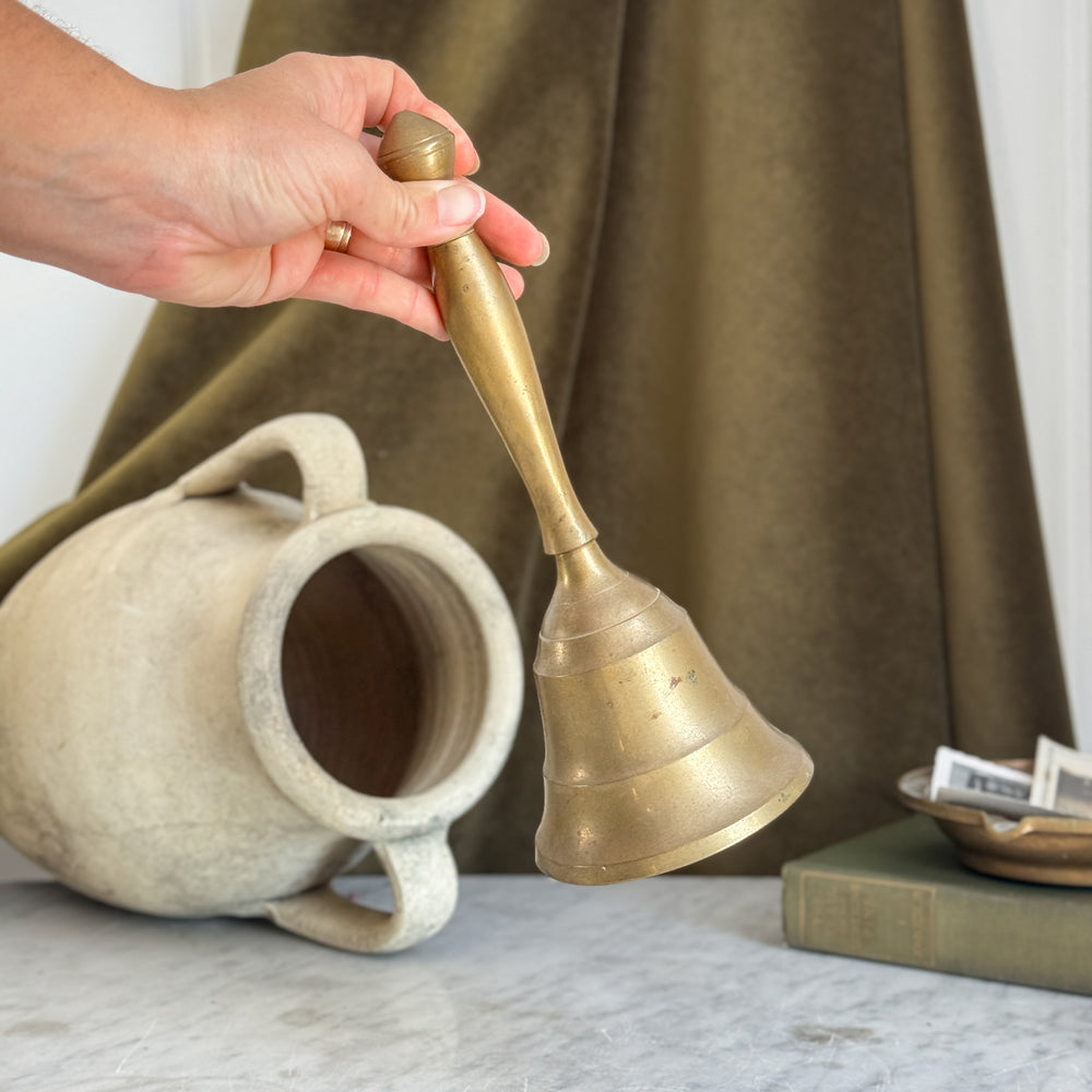 Vintage Brass Handle Bell.