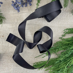 Black Satin 1.5” Wide Ribbon.