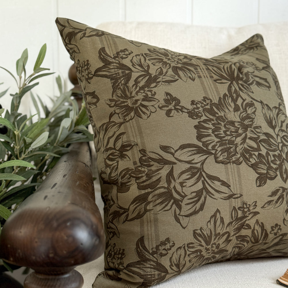 Everly Green Pillow Cover- Limited Edition.