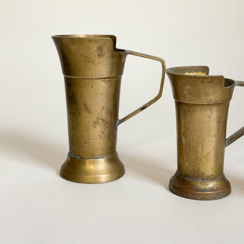 Vintage brass measuring S/3