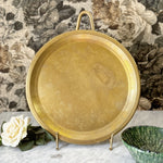 Vintage Floral Gold Tray.