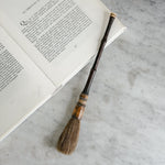 Vintage Thin Brown Wooden Handle Calligraphy Brush