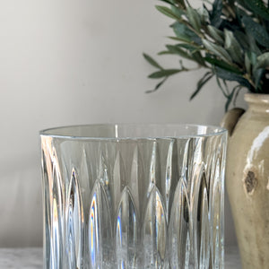 Vintage Crystal Ice Bucket.