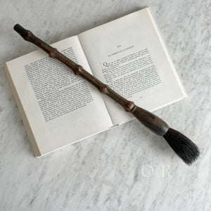 Vintage Large Wooden Handle Calligraphy Brush