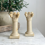 Vintage Italian Alabaster Column Taper holder