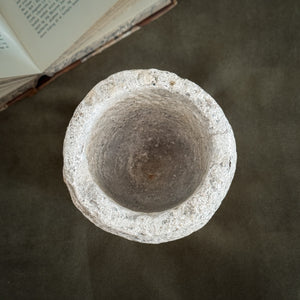 Vintage Carved Stone Bowl III