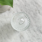 Vintage glass lidded jar.