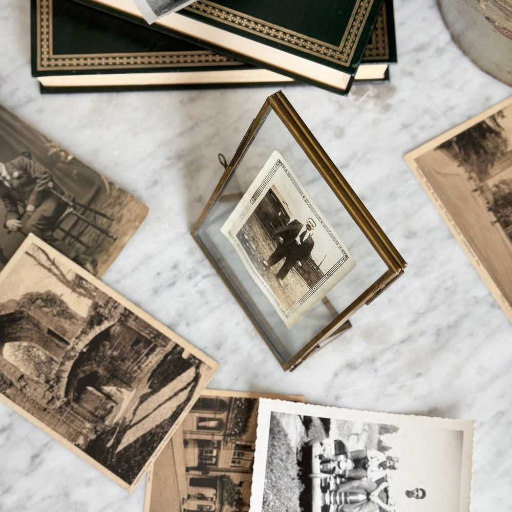 Gold Standing Glass Frame - multiple sizes