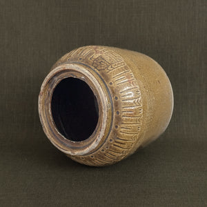 Vintage Green Bean Pot