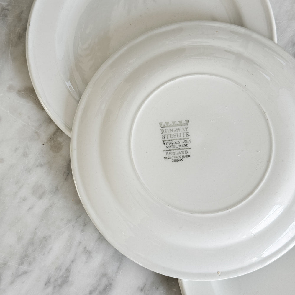 Vintage Ironstone Plates.