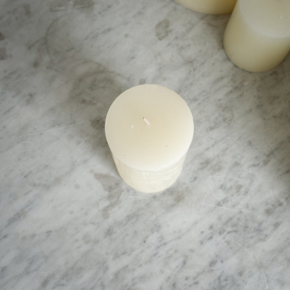 Ivory Pillar Candles - Multiple Sizes