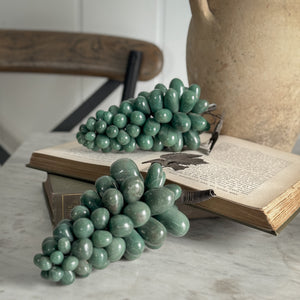 Vintage Green Marble Grapes