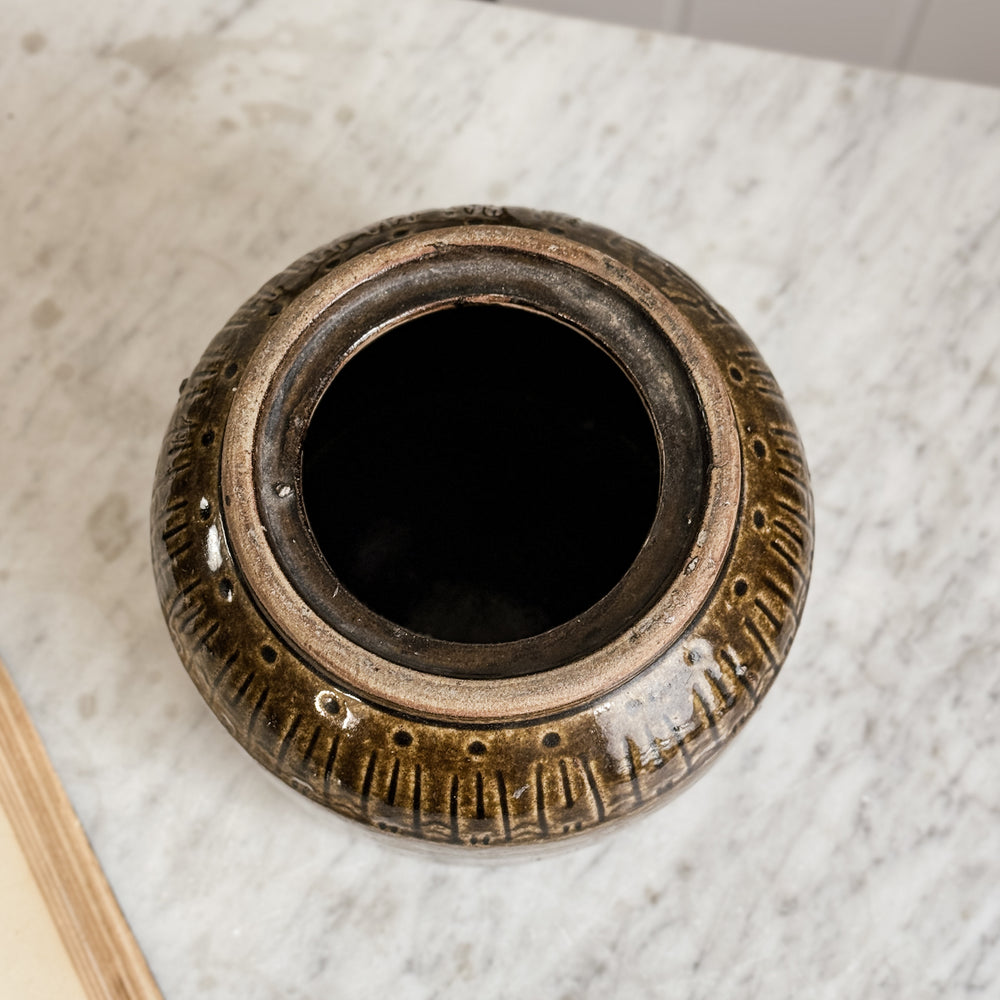 Vintage Mini Bean Pot