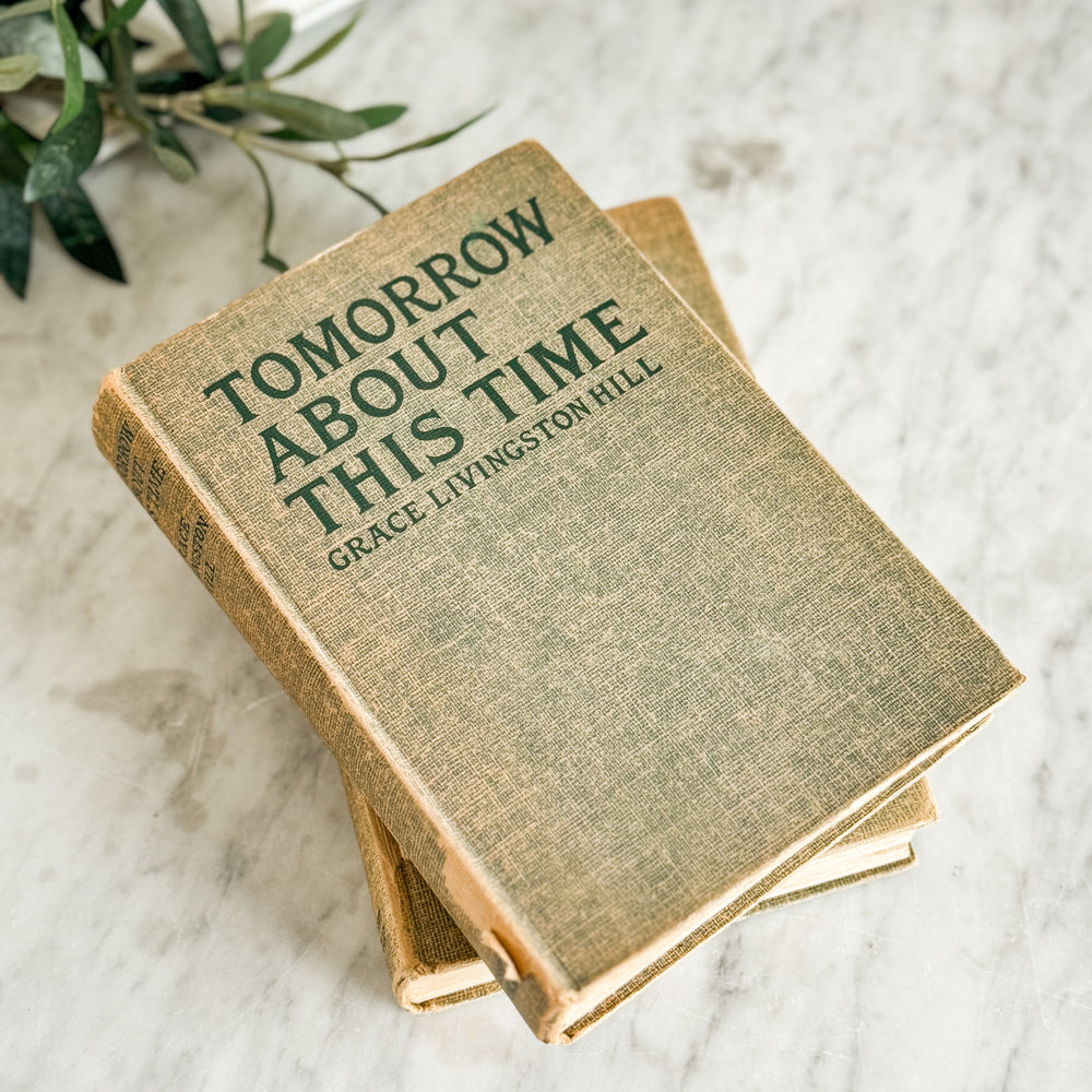 Vintage Green Book Pair