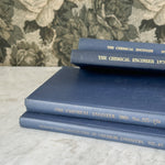 Vintage set of 4 navy engineering books.