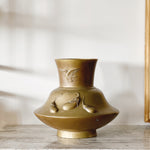 Vintage Brass Bird Vase.