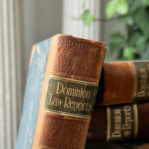 Antique Dominion Law Books.