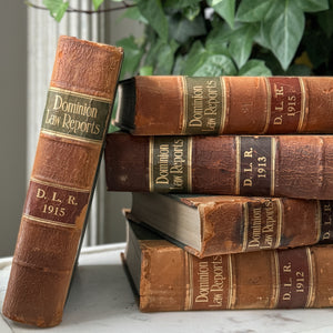 Antique Dominion Law Books.