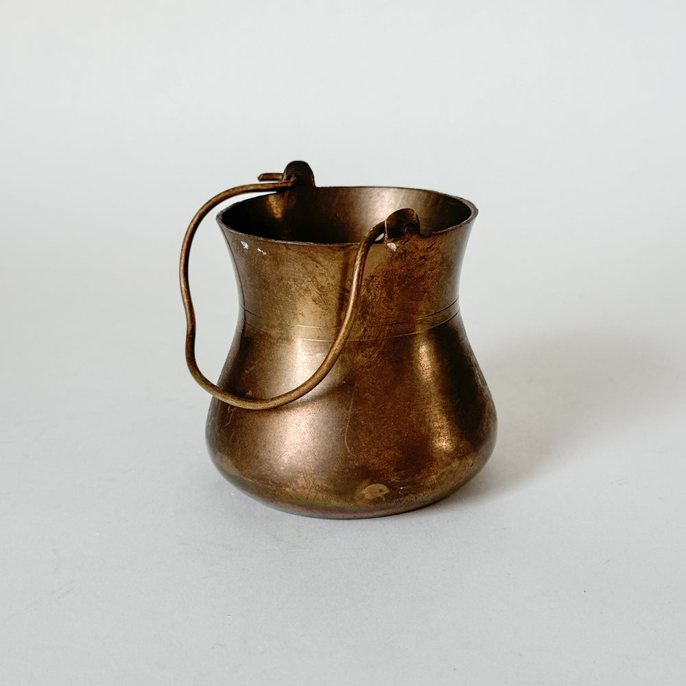 Vintage Small Brass Pot.