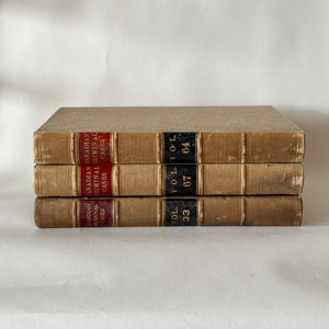 Vintage set of 3 law books.