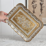 Vintage Small Florentine Tray