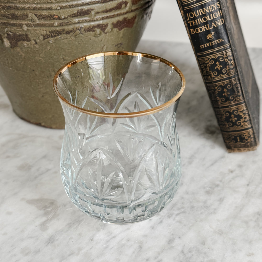 Vintage Romanian Crystal Hurricane.