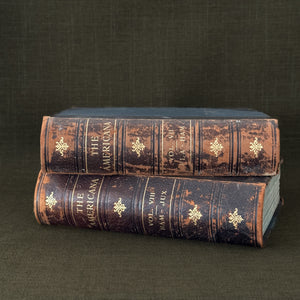 The Americana antique leather book.