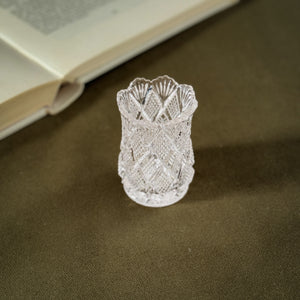 Vintage Glass Toothpick Holder III