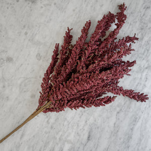 Burgundy Faux Fall Amaranth Stem