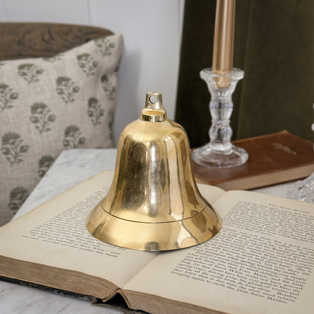 Vintage large brass bell.