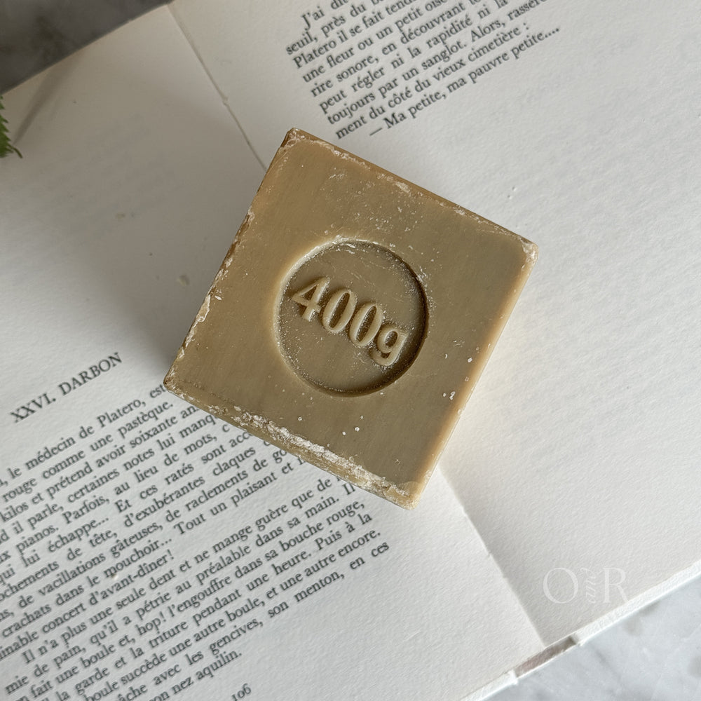 Savon de Marseille square olive 400g