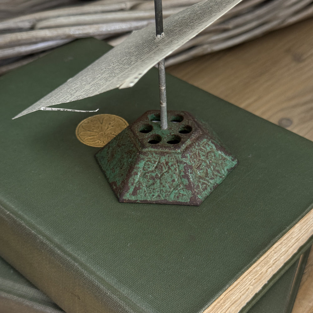 Vintage Cast Iron Receipt Spike.