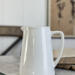 Antique white England Maddock pitcher