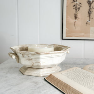 Antique ironstone compote.