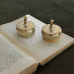 Vintage Brass Pooja Thali Vessels.