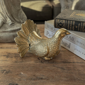 Vintage Brass Grouse