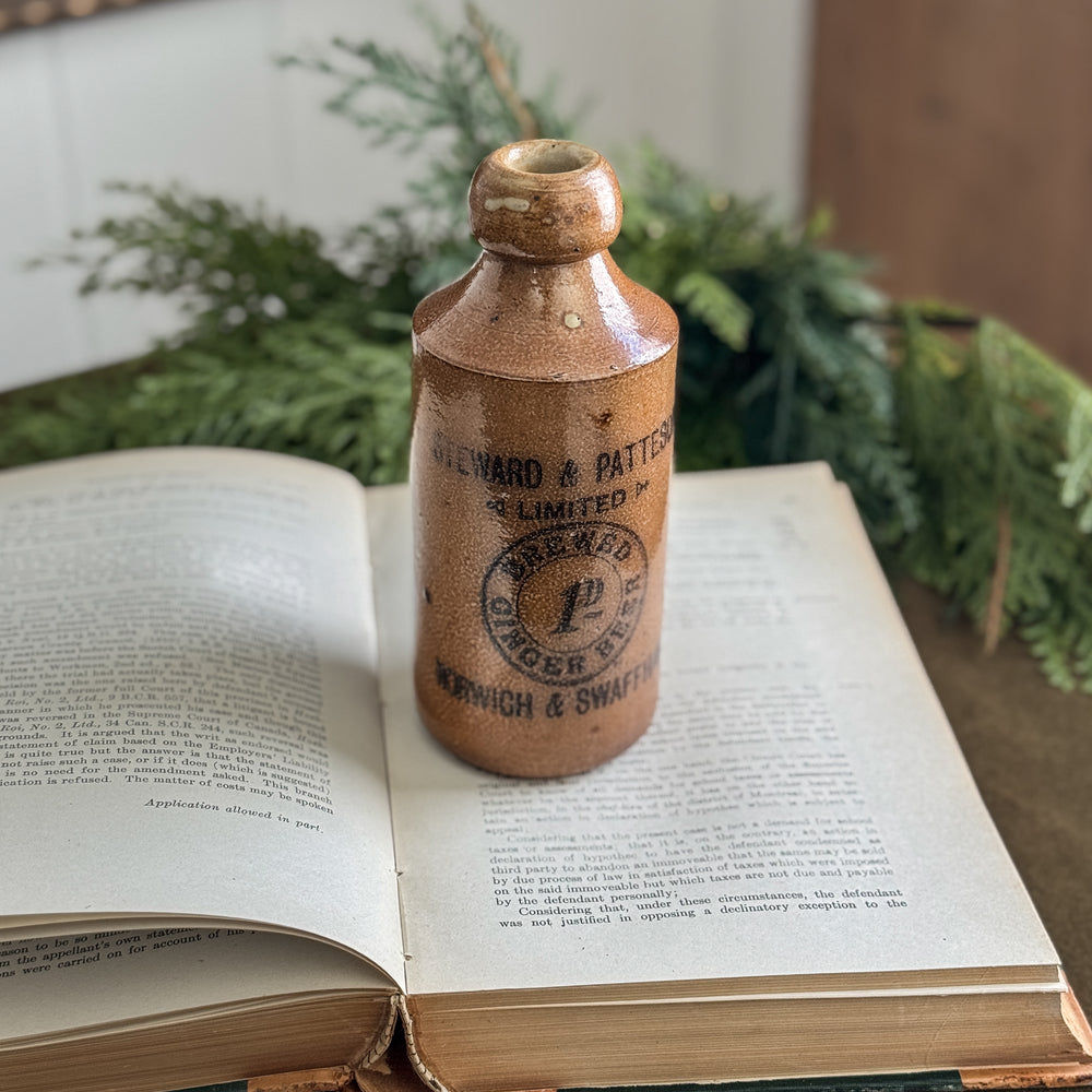Vintage Stoneware Ginger Beer Bottle