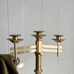 Vintage articulating brass candleholder.