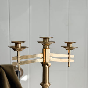 Vintage articulating brass candleholder.