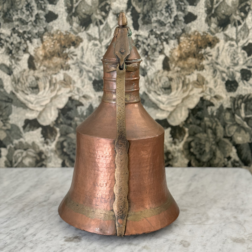 Vintage copper kettle.