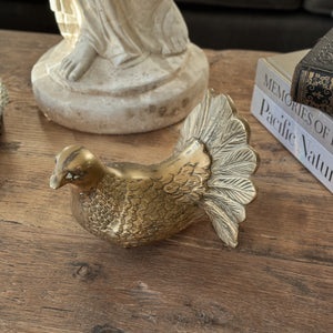 Vintage Brass Grouse