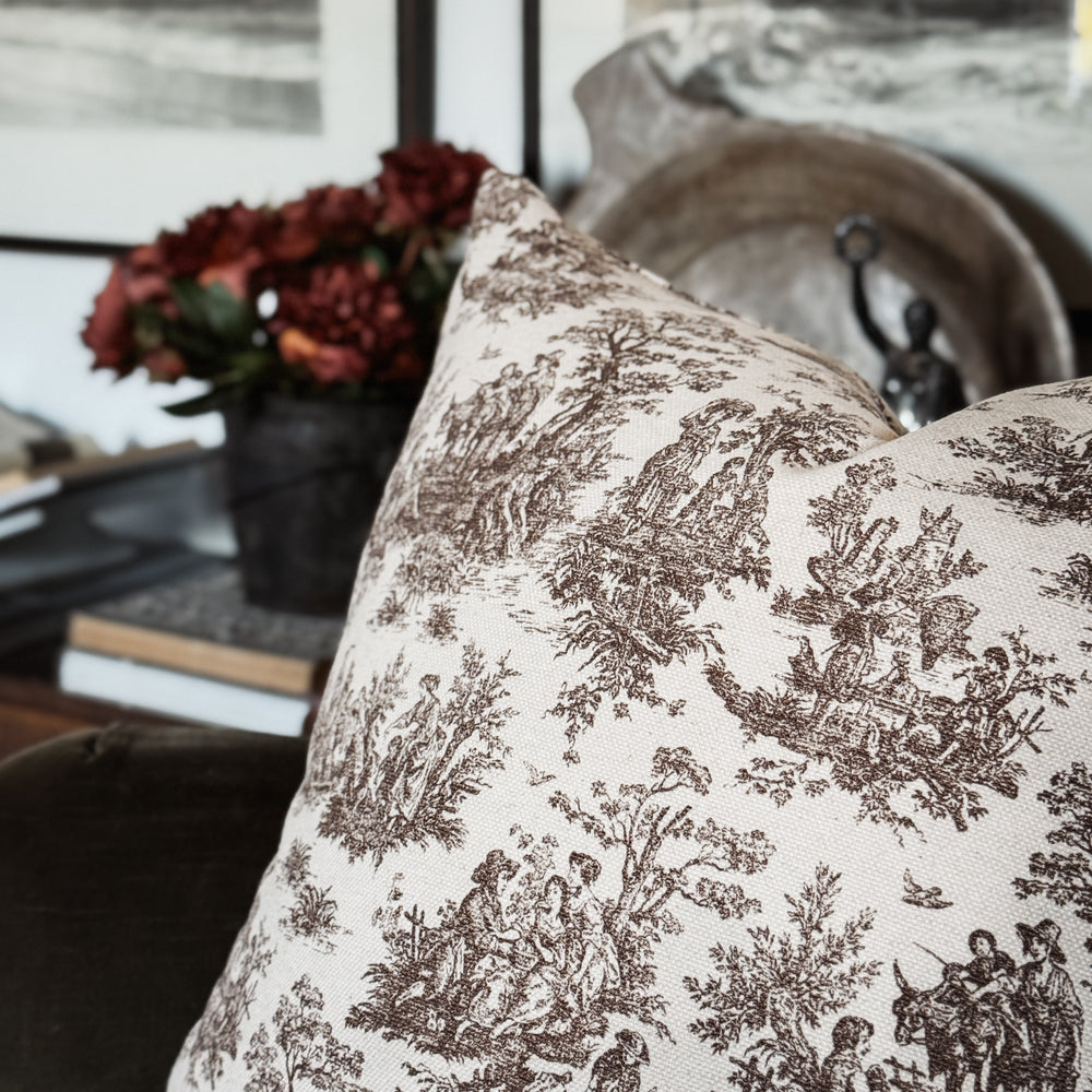 Wilhelm Toile 22" Pillow Cover
